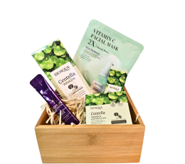 Set k-beauty cu Centella Asiatica+mască de păr cadou